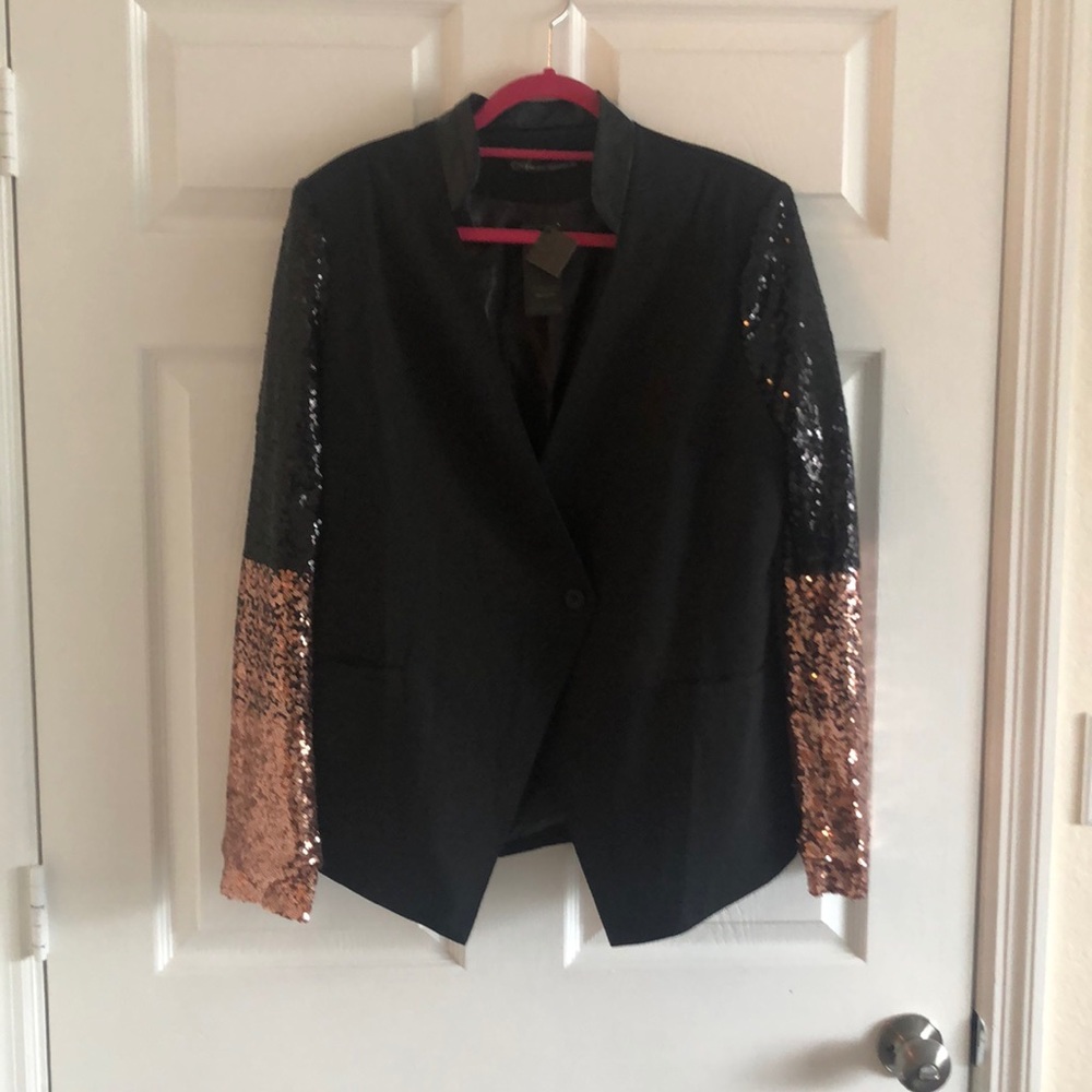 NWT never worn ombré sequin blazer